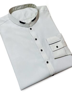 Light Grey stitched men's suits wholesale