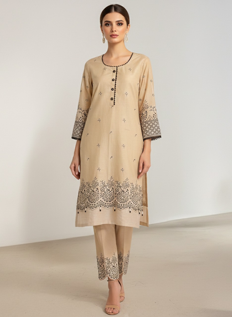 Maiza Sand 2pc Wholesale Pakistani Suits