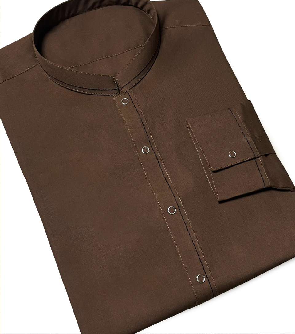 Mens Pastel Brown wholesale pakistani shalwar kameez