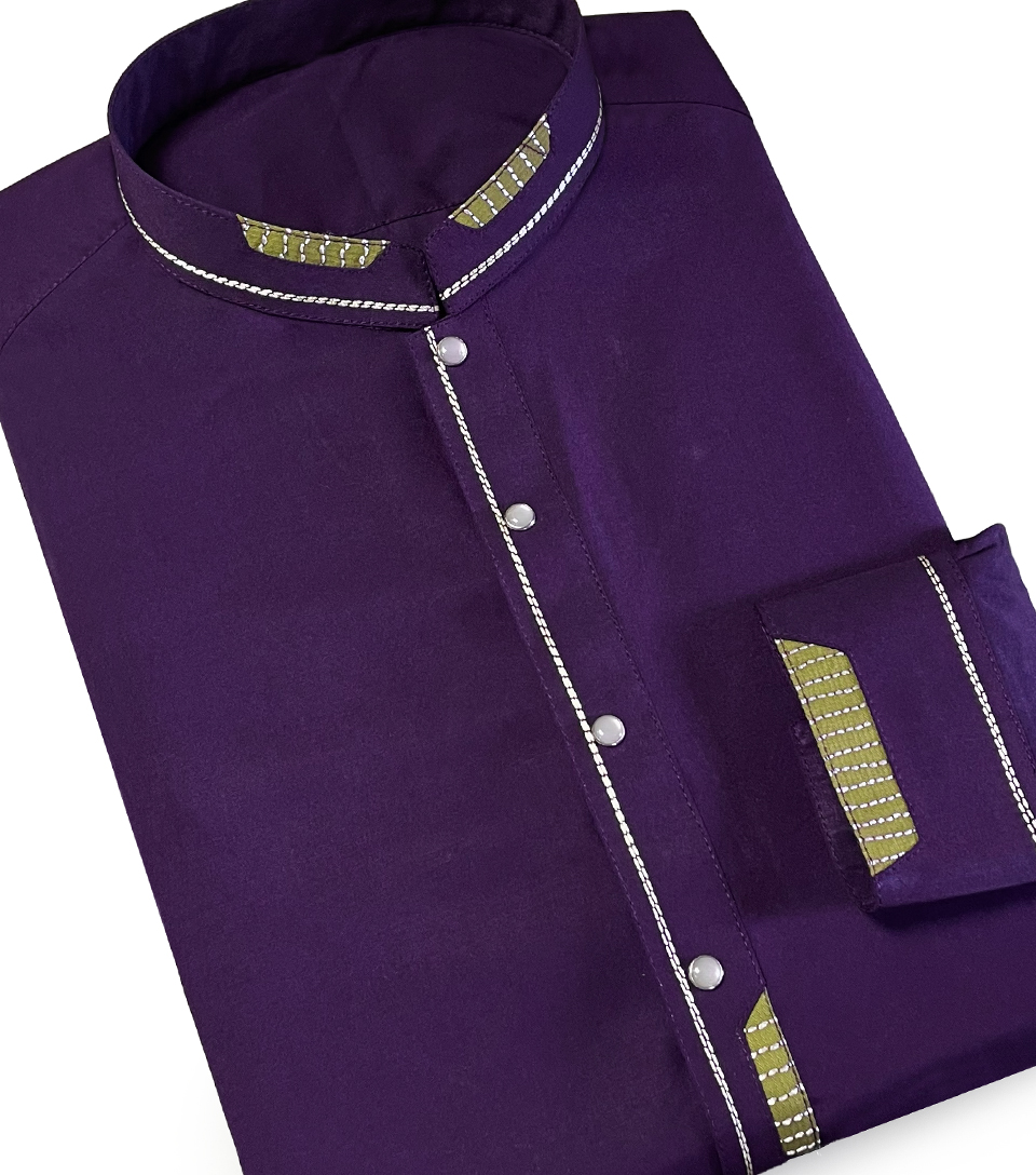 Mens Plum Purple wholesale pakistani shalwar kameez