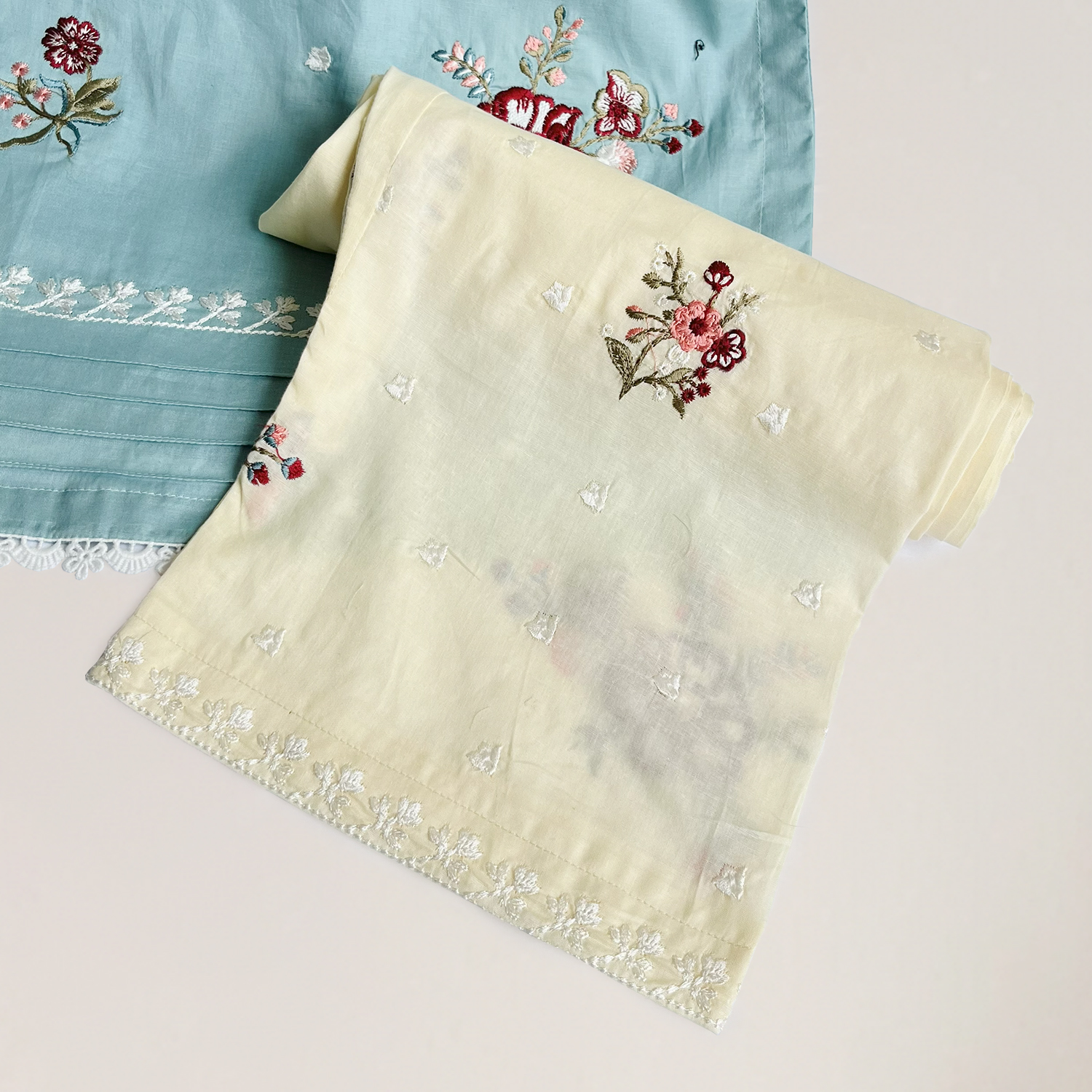 Sahar Sky 2pc Wholesale Pakistani Suits (4pc Set)