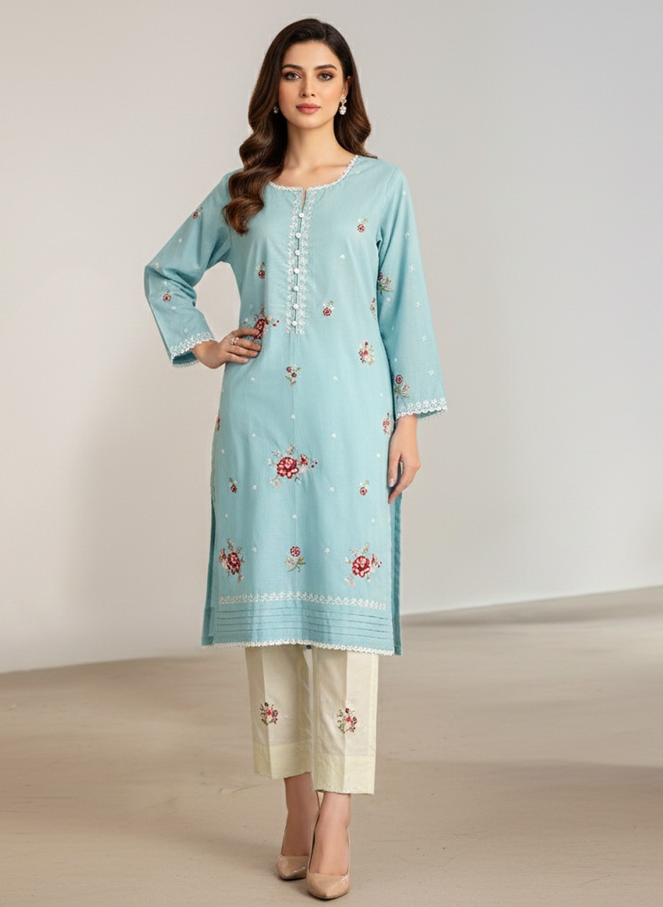 Sahar Sky 2pc Wholesale Pakistani Suits (4pc Set)