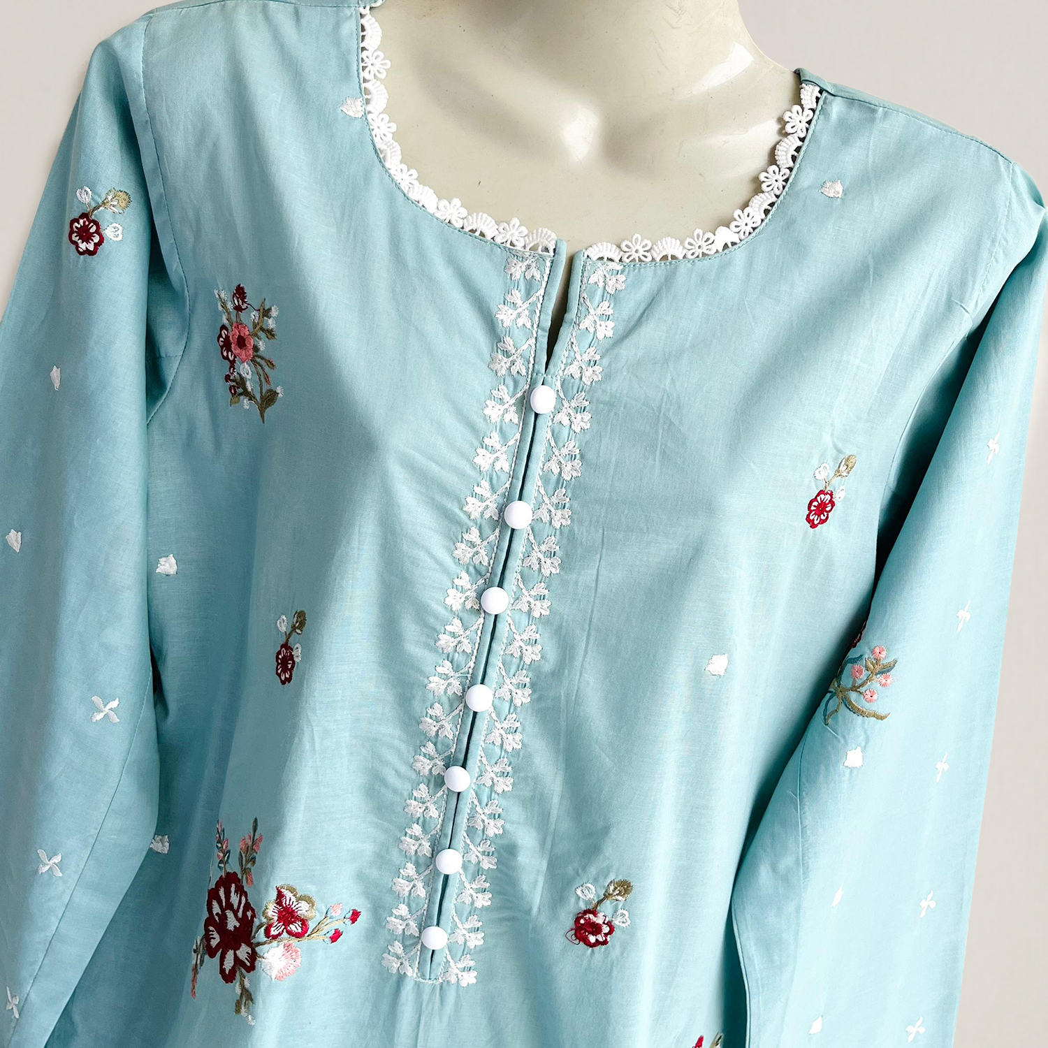 Sahar Sky Wholesale two piece readymade suits