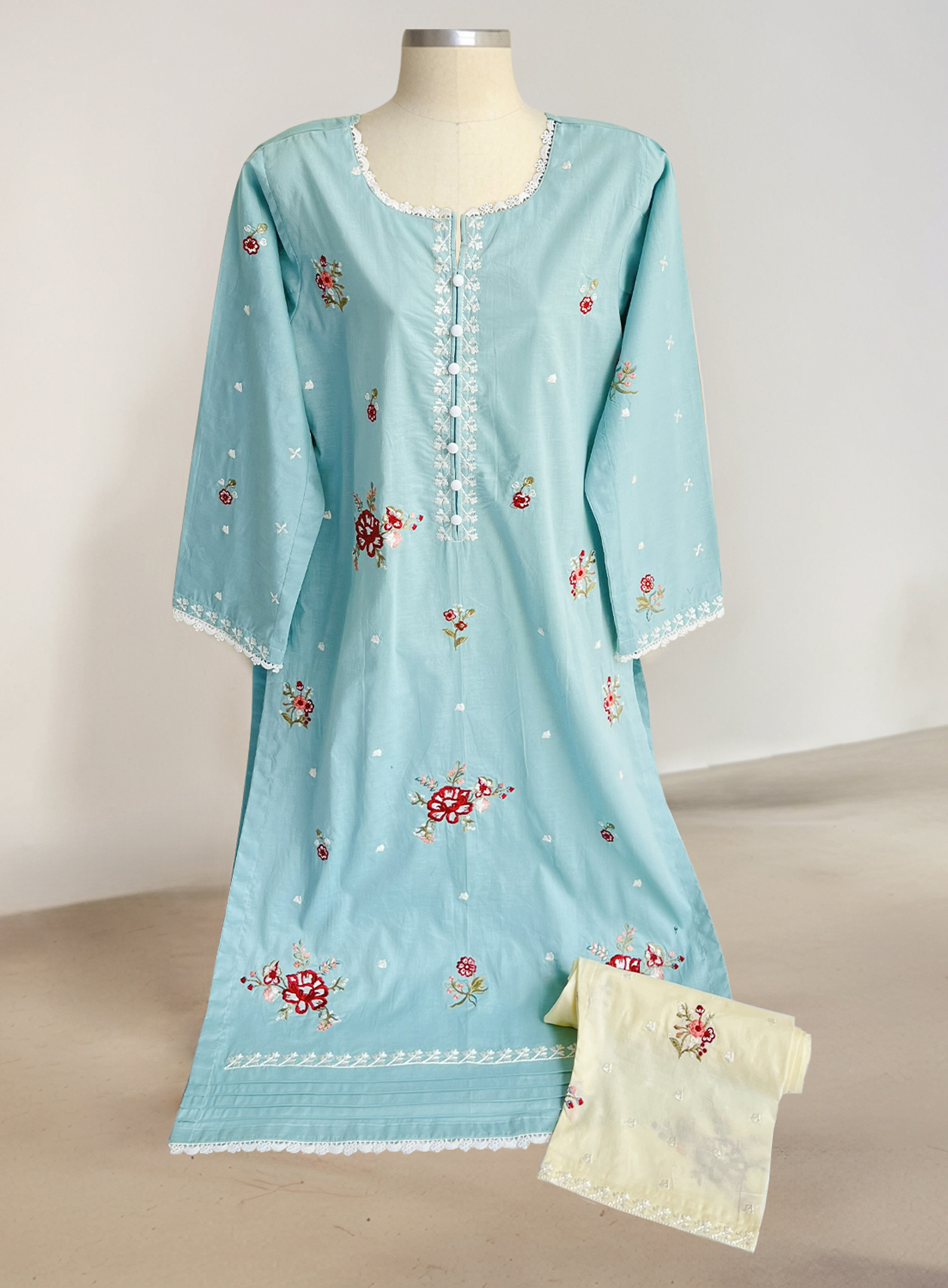 Sahar Sky Wholesale two piece readymade suits