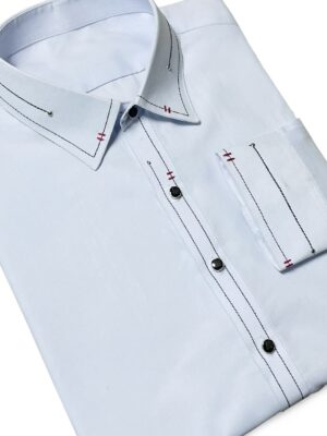 White stitched men's suits wholesale