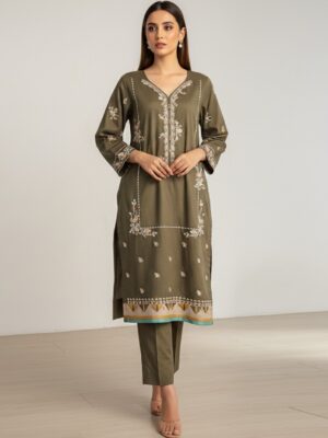 Zimal Oliveleaf 2pc Wholesale Pakistani Suits (4pc Set)