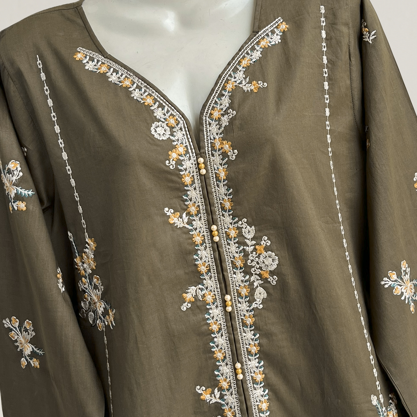 Zimal Oliveleaf Wholesale two piece readymade suits