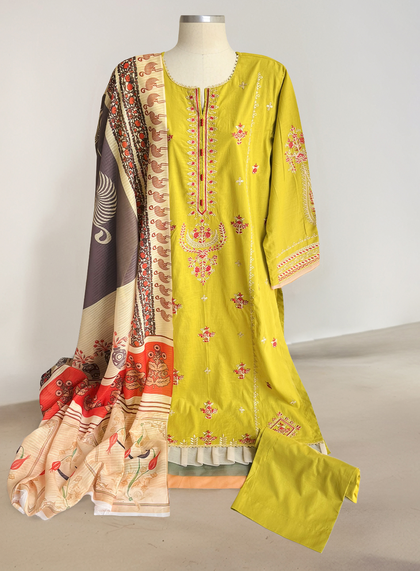 Zoya Saffron Wholesale three piece readymade suits