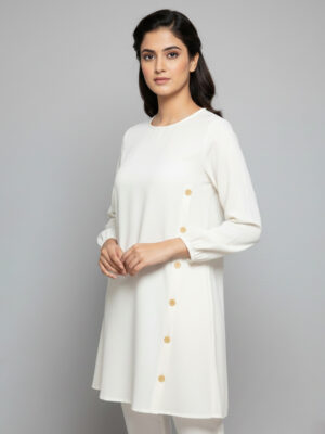 off wight women's wholesale tunic top with side pocket