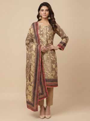 Almond pakistani wholesale dhanak suits