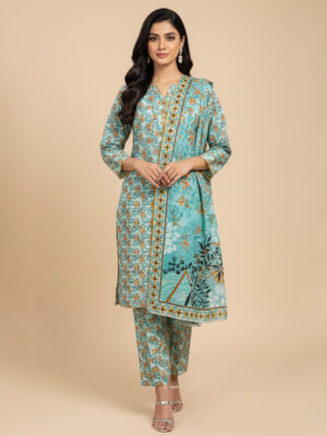Cyan Wholesale Pakistani Salwar Kameez