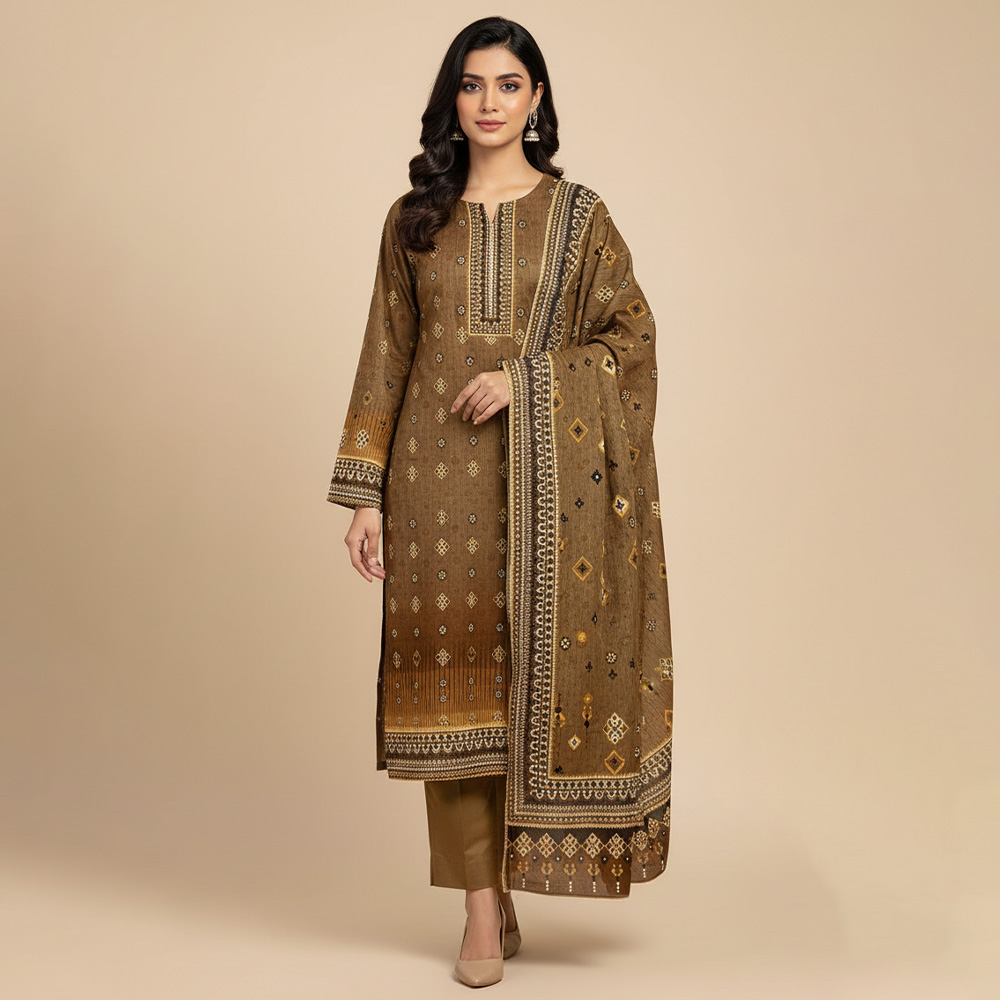 Light Brown Wholesale Pakistani Salwar Kameez