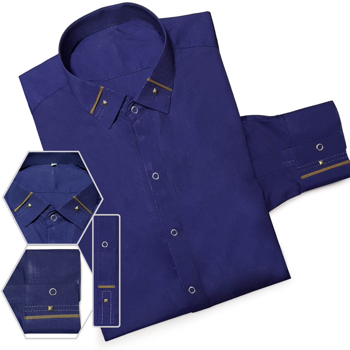 Mens Deep Blue Wholesale Pakistani Shalwar Kameez