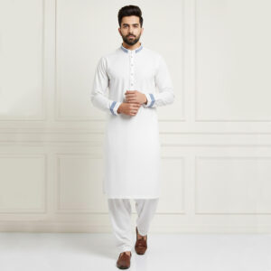 off white Wholesale Pakistani Shalwar Kameez