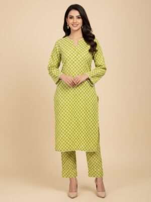 Olive green Poly cotton Wholesale Pakistani Salwar Kameez