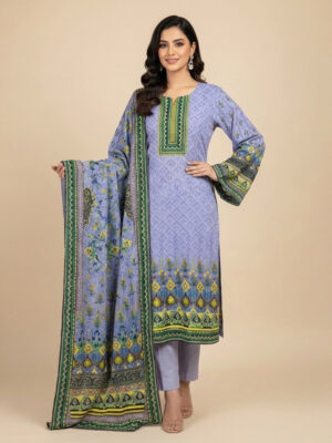 Pastel Purple Wholesale Pakistani Lawn Suit