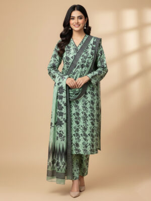 Shadow Green Wholesale Pakistani Lawn Suit