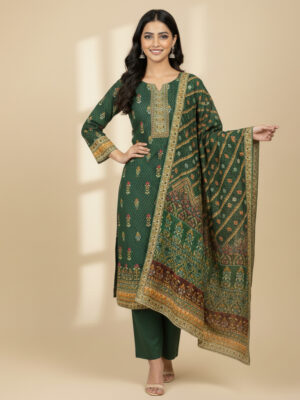 Tealish Green Wholesale Pakistani Lawn Suit