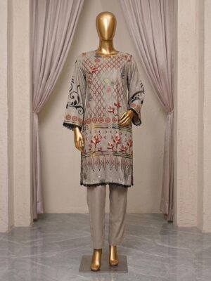 Olive Haze Printed Wholesale Linen Suit