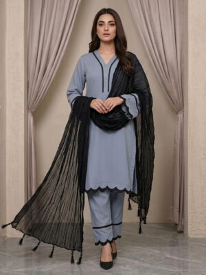 Slate Blue Wholesale solid Colors Pakistani collection