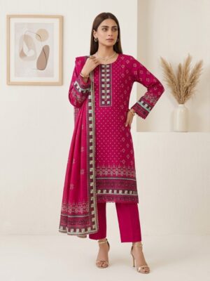 Berry 3pc Wholesale Bin Saeed Lawn Dress
