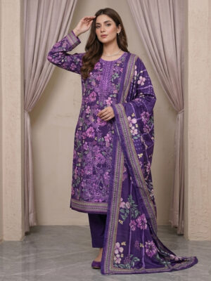 Deep Purple Pakistani Wholesale Suit
