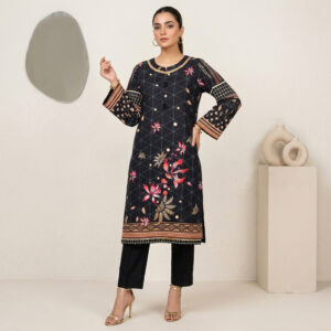Classic Black 2pc Wholesale Pakistani Linen Suit