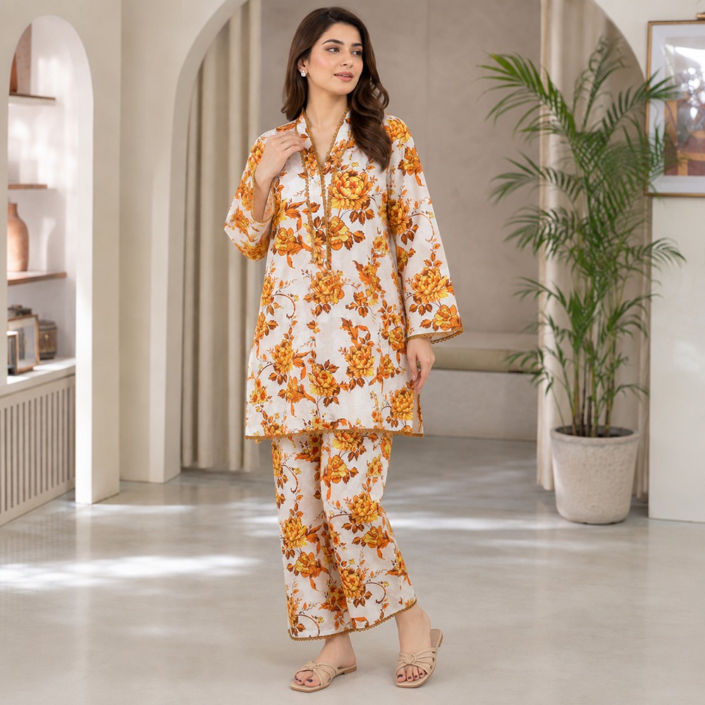 Amber Floral Wholesale Pakistani Lawn Suits