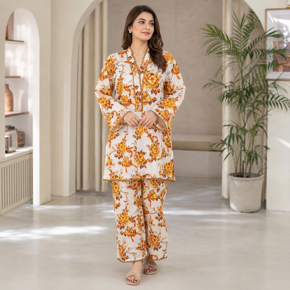 Amber Floral Wholesale Pakistani Lawn Suits