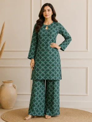 Forest Green Wholesale pakistani lawn suit