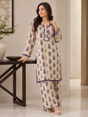 Ivory pakistani lawn suit wholesale