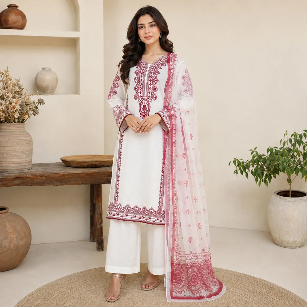 Off-White Wholesale Lawn Suit