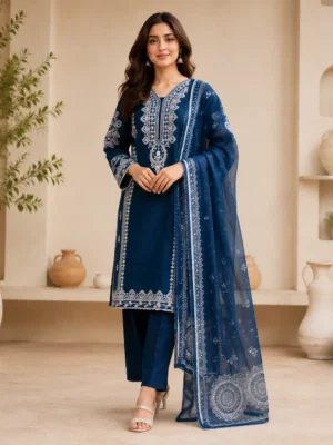 Royal Embroidered lawn suits wholesale