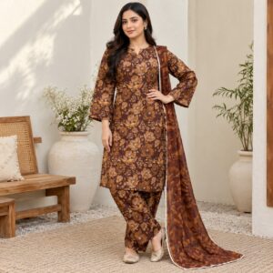 Brown Wholesale Pakistani Clothes Dallas (2)