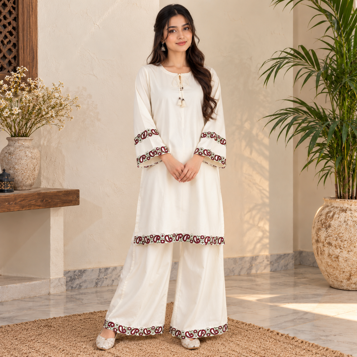 Off-Pakistani Dhanak Suit Wholesale