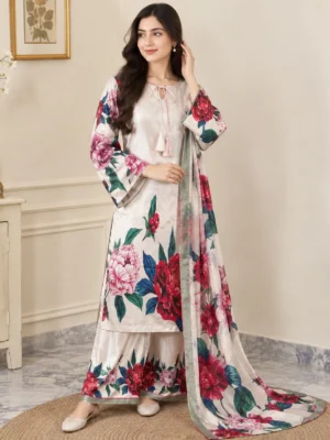 Off-White Wholesale Pakistani Silk Suit