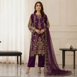 Royal-Purple- Wholesale Pakistani Clothes Dallas