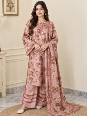 Mauve Wholesale Pakistani Silk Suit