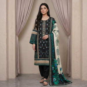 Classic Black Ready Made Pakistani Clothes UK