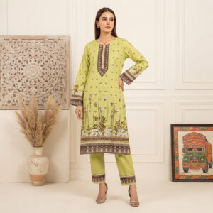 Lime Green Printed Asian Clothes Wholesale Suppliers UK