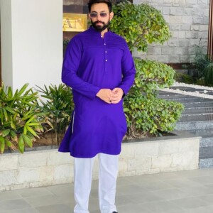 Purple mens Pakistani Salwar Kameez wholesale