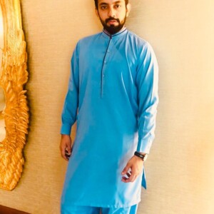 Sky blue mens Wholesale pakistani dresses in pakistan