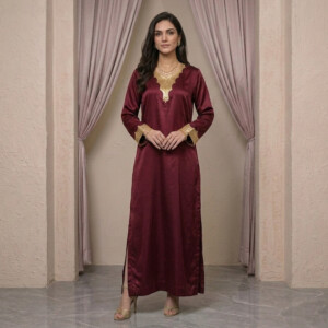 Maroon Premium Wholesale Maxi