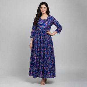 navy blue wholesale maxi dress supplier