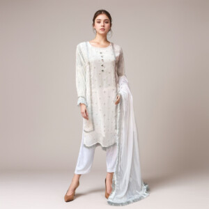 off-White wholesale chiffon clothes pakistani