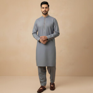 Cool Grey Ready-made Salwar Kameez Birmingham