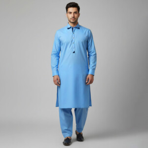 Light Blue Ready-made Salwar Kameez Birmingham