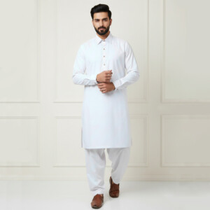 White Ready-made Salwar Kameez Birmingham