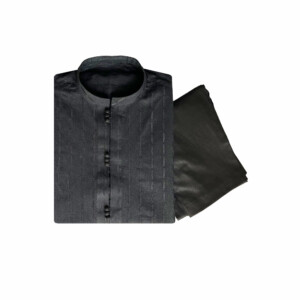 black Chikankari mens shalwar kameez uk