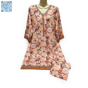 Almond 2pc Stitched Pakistani clothes Canada